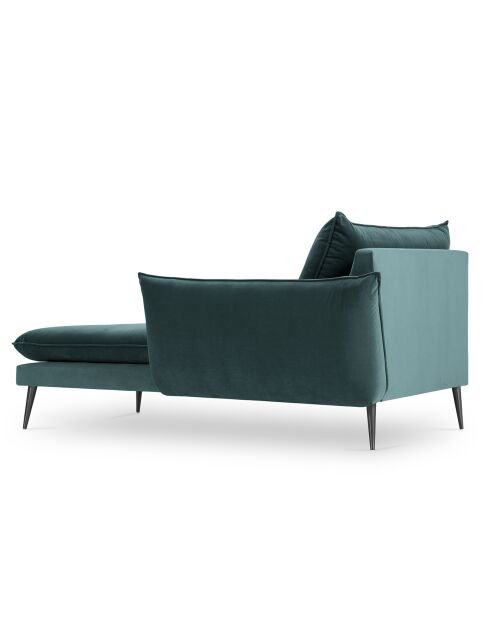 Dormeuse Elio Petrol Right - 170x107x97 cm