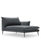 Méridienne Droite Elio gris - 170x107x97 cm