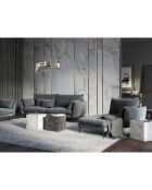 Méridienne Droite Elio gris - 170x107x97 cm