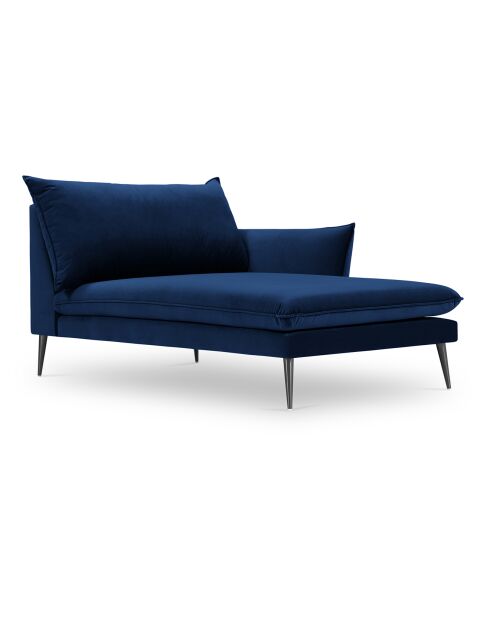 Méridienne Droite Elio bleu roi - 170x107x97 cm