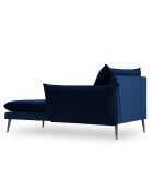 Méridienne Droite Elio bleu roi - 170x107x97 cm