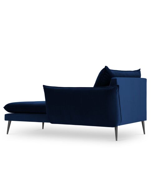Méridienne Droite Elio bleu roi - 170x107x97 cm