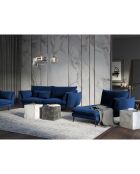 Méridienne Droite Elio bleu roi - 170x107x97 cm