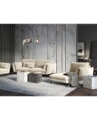 Méridienne Droite Elio beige - 170x107x97 cm