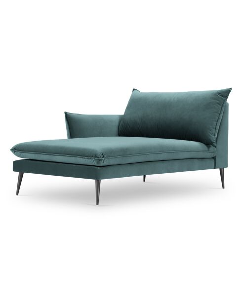 Divano letto sinistro Elio Petrol - 170x107x97 cm