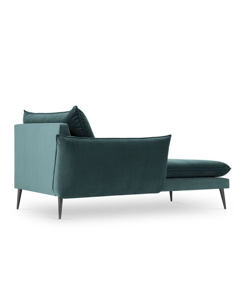 Divano letto sinistro Elio Petrol - 170x107x97 cm