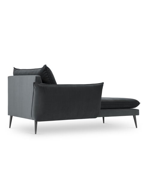 Méridienne Gauche Elio gris - 170x107x97 cm