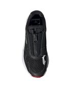 Baskets en Cuir & Mesh Falcon Zip W noir/blanc