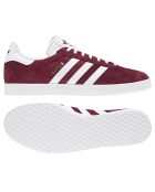 Sneakers Gazelle in pelle bordeaux