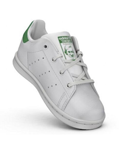Baskets en Cuir Stan Smith Td blanc/vert
