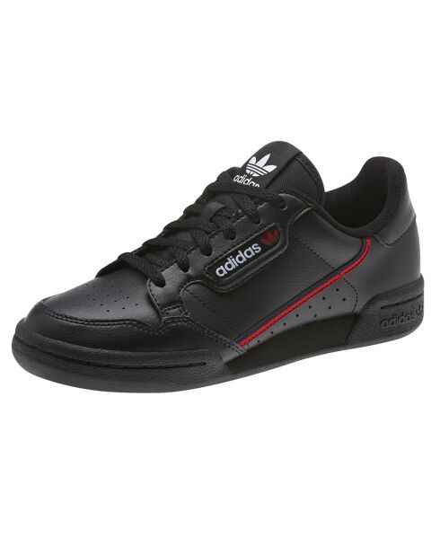 Baskets en Cuir Continental 80 J noires