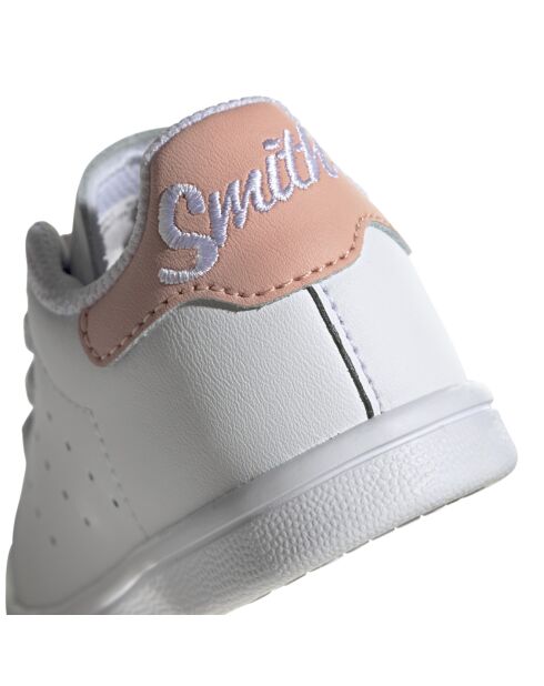Baskets en Cuir Stan Smith El I blanc/rose pâle