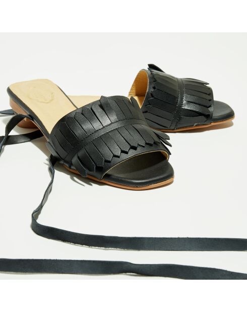 Sandales en Cuir noires