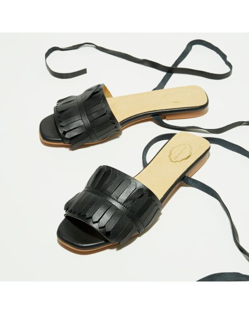 Sandales en Cuir noires