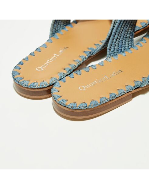 Blaue Maultiere aus Bast