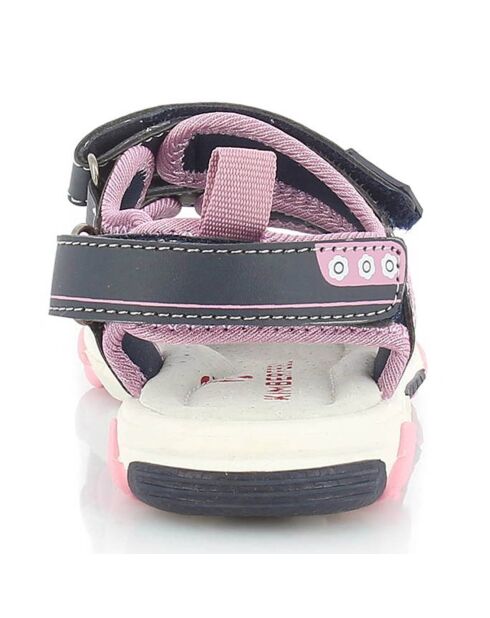 Guilia marineblau/rosa Sandalen