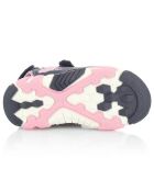 Marineblauw/roze sandalen Guilia