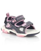 Marineblauw/roze sandalen Guilia