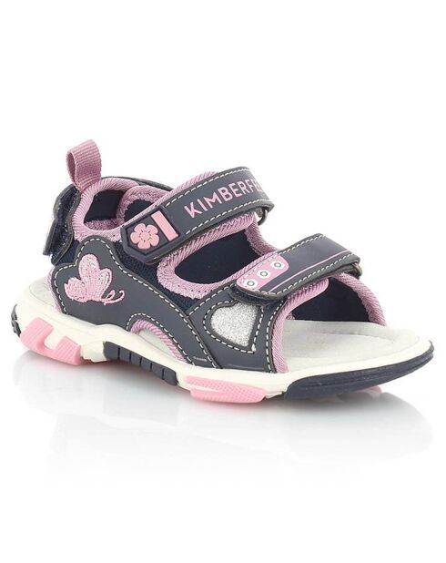 Guilia marineblau/rosa Sandalen