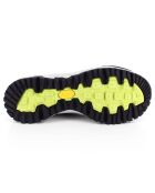 Aloa fushia/grijze fluwelen leren wandelschoenen