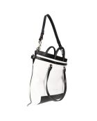 Sac en Cuir bicolore blanc/noir