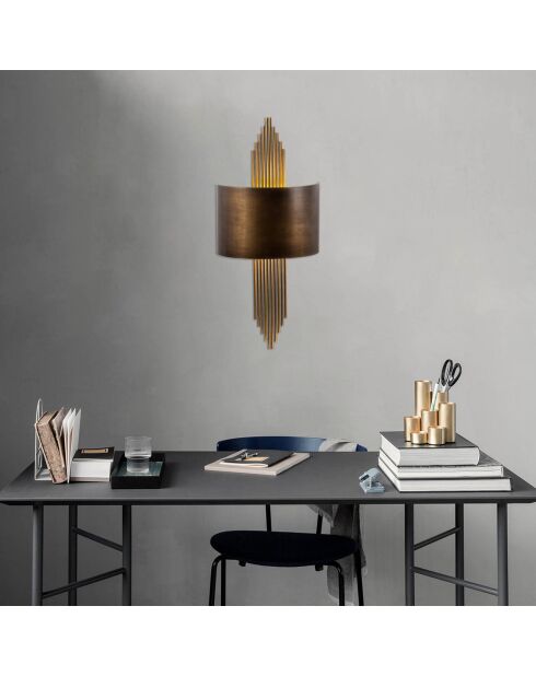 Applique murale 619 bronze - 75x10x22 cm