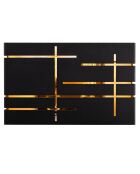 Applique murale 622 noire - 35x10x22 cm