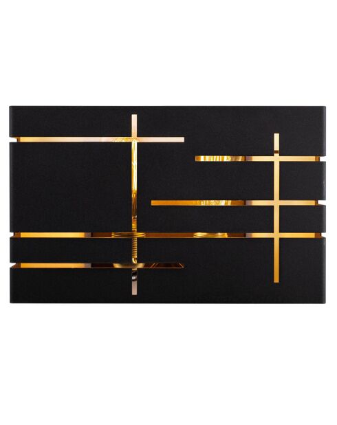 Applique murale 622 noire - 35x10x22 cm