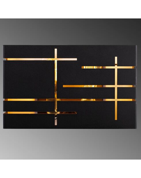 Lámpara de pared negra 622 - 35x10x22 cm