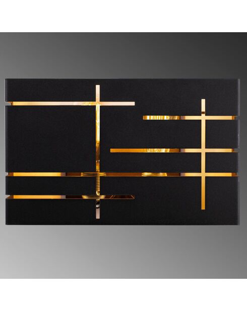 Applique murale 622 noire - 35x10x22 cm
