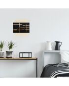Applique murale 622 noire - 35x10x22 cm