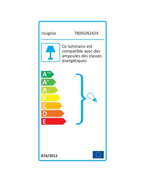 Lampadaire Ayd blanc/chêne - 38x140x200 cm