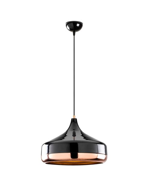 Suspension Yildo cuivre/noir - 36x122 cm