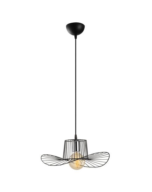 Sospensione nera Tel - 38x110 cm