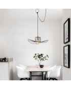 Suspension Tel noire - 110x49x122 cm