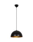Suspension Sivani noir/doré - 30x11 cm