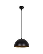 Suspension Sivani noir/doré - 30x11 cm