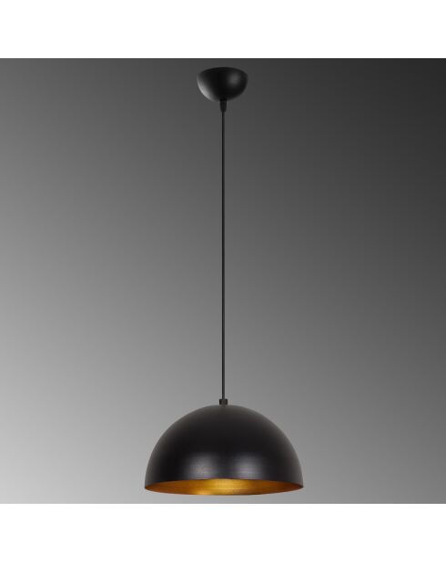 Sivani Pendelleuchte schwarz/gold - 30x11 cm