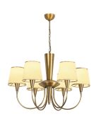 Lustre Pardo bronze/blanc - 75x85 cm