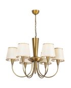 Lustre Pardo bronze/blanc - 75x85 cm