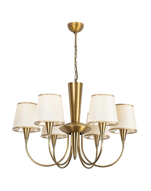 Lustre Pardo bronze/blanc - 75x85 cm