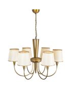 Lustre Pardo bronze/blanc - 75x85 cm