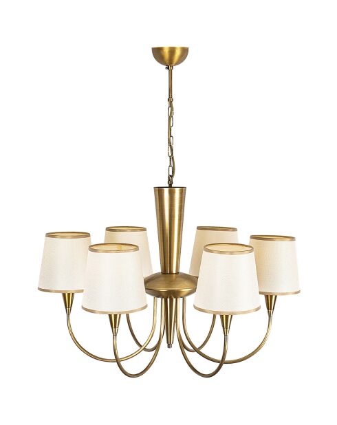 Lustre Pardo bronze/blanc - 75x85 cm