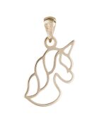 Pendentif Licorne or jaune