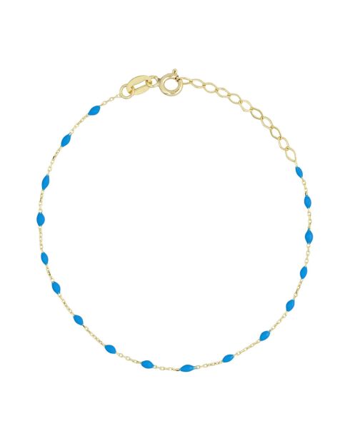 Bracelet Amada Email turquoise or jaune