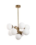 Lustre Mudoni blanc - 70x80 cm