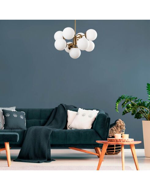 Lampadario bianco Mudoni - 70x80 cm