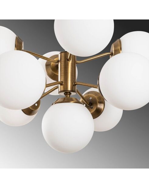 Lampadario bianco Mudoni - 70x80 cm