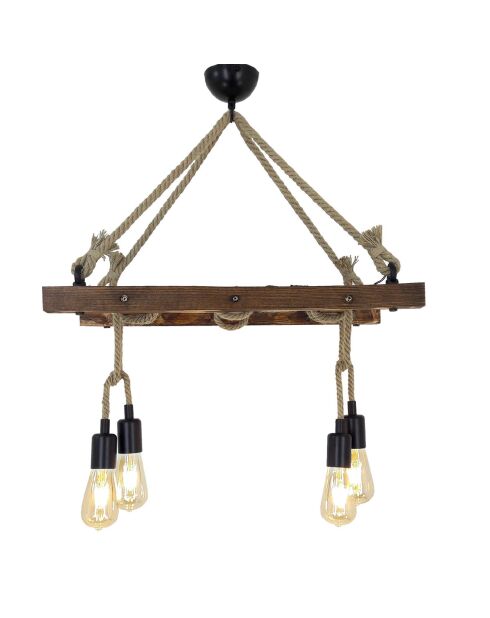 Suspension Merdiven Halat Noyer - 80x34x60 cm
