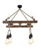 Suspension Merdiven Halat Noyer - 80x34x60 cm